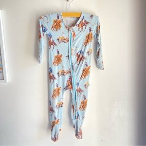 Posh peanut cowboys footed sleeper